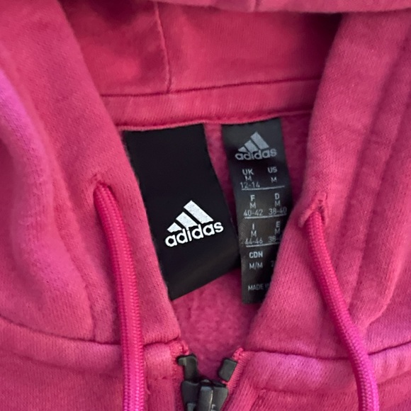 Women’s Pink ADIDAS hoodie - Picture 3 of 3